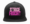 Photo of a Stage Fright Hat with a Light Pink and Magenta Logo